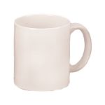 Tasse à café à poignée en C 11 oz, blanc